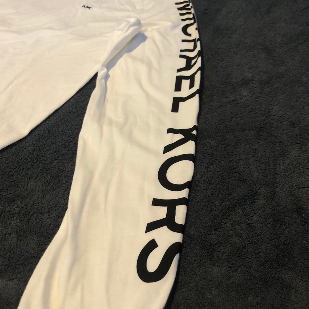 SOLD❌❌❌New Michael Kors White Long Sleeve Shirt - Picture 3 of 5